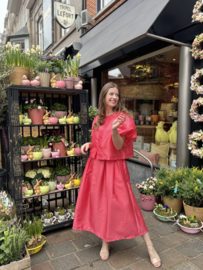 Charlotte Coral skirt