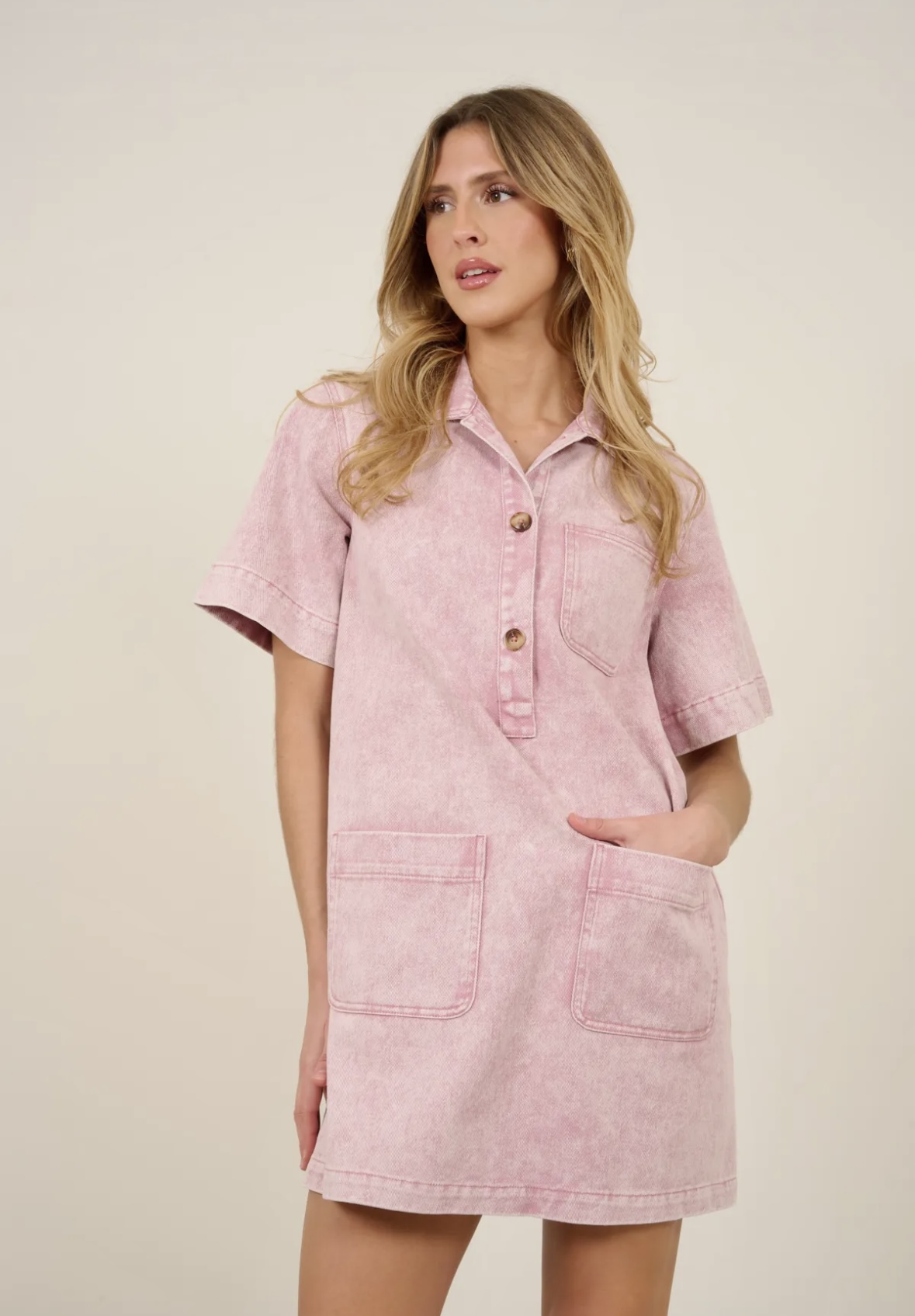 Fauve rose dress / uitverkocht
