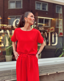 Constance blouse koraalrood