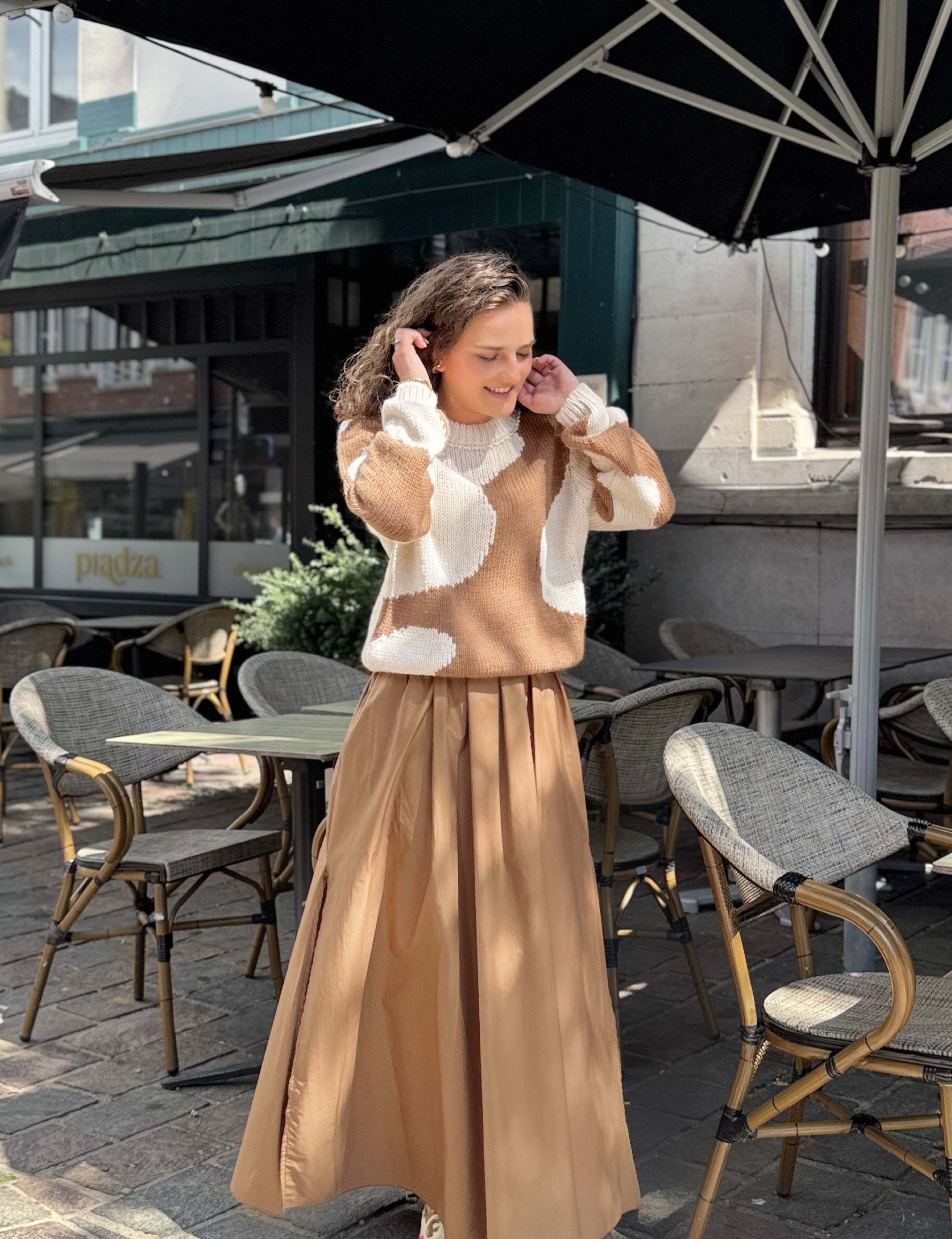 FENN skirt camel