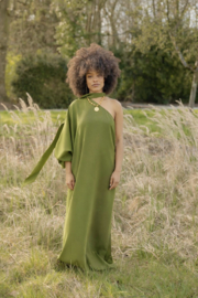 Love dress olive / uitverkocht