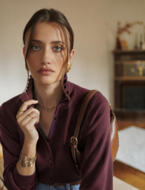 Madeleine cardigan bordeaux / uitverkocht