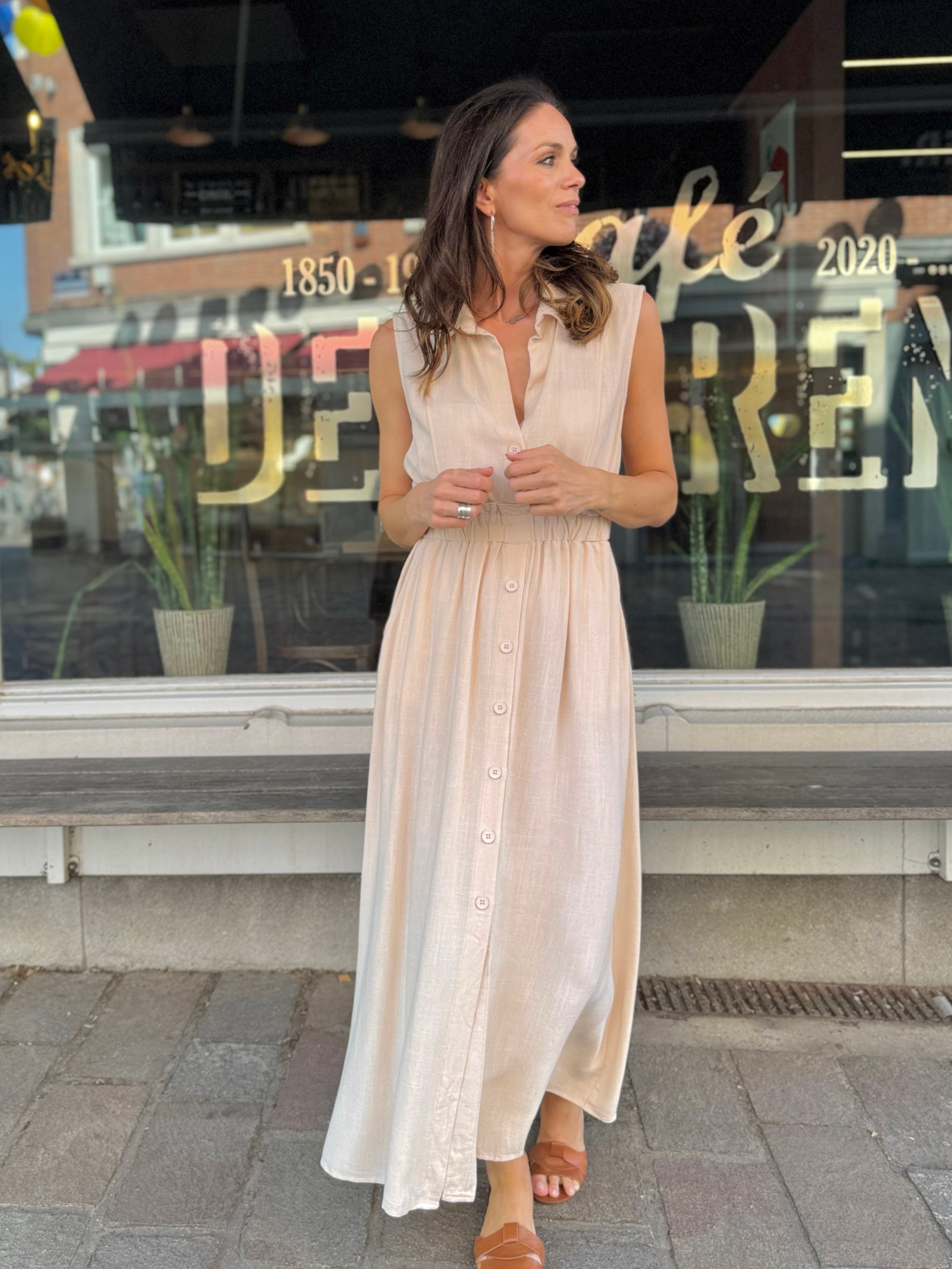 Angèle dress beige / uitverkocht