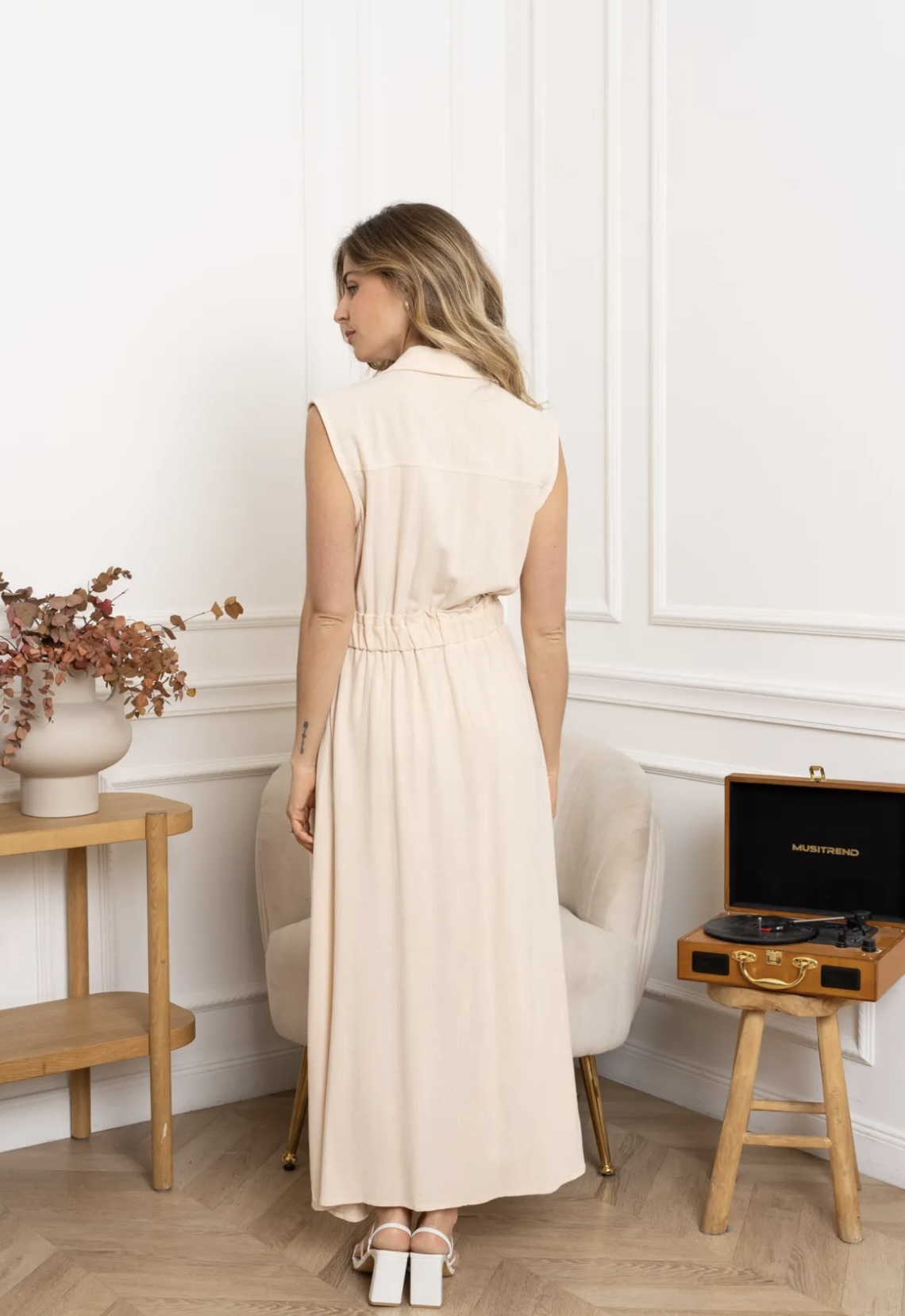 Angèle dress beige