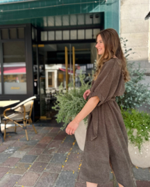 Leona dress bruin / binnenkort terug