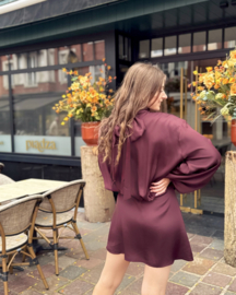 Melda dress burgundy