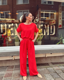 Constance trousers koraalrood