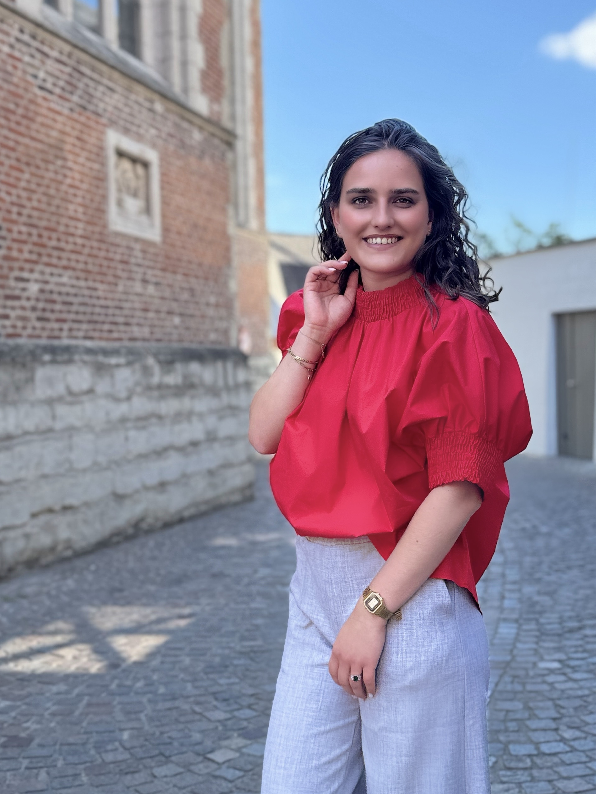 Blouse LULA rood