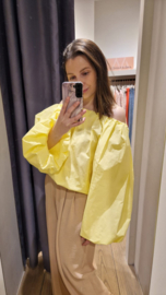 Fran off shoulder geel / uitverkocht