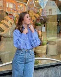 Estelle blouse blue stripes