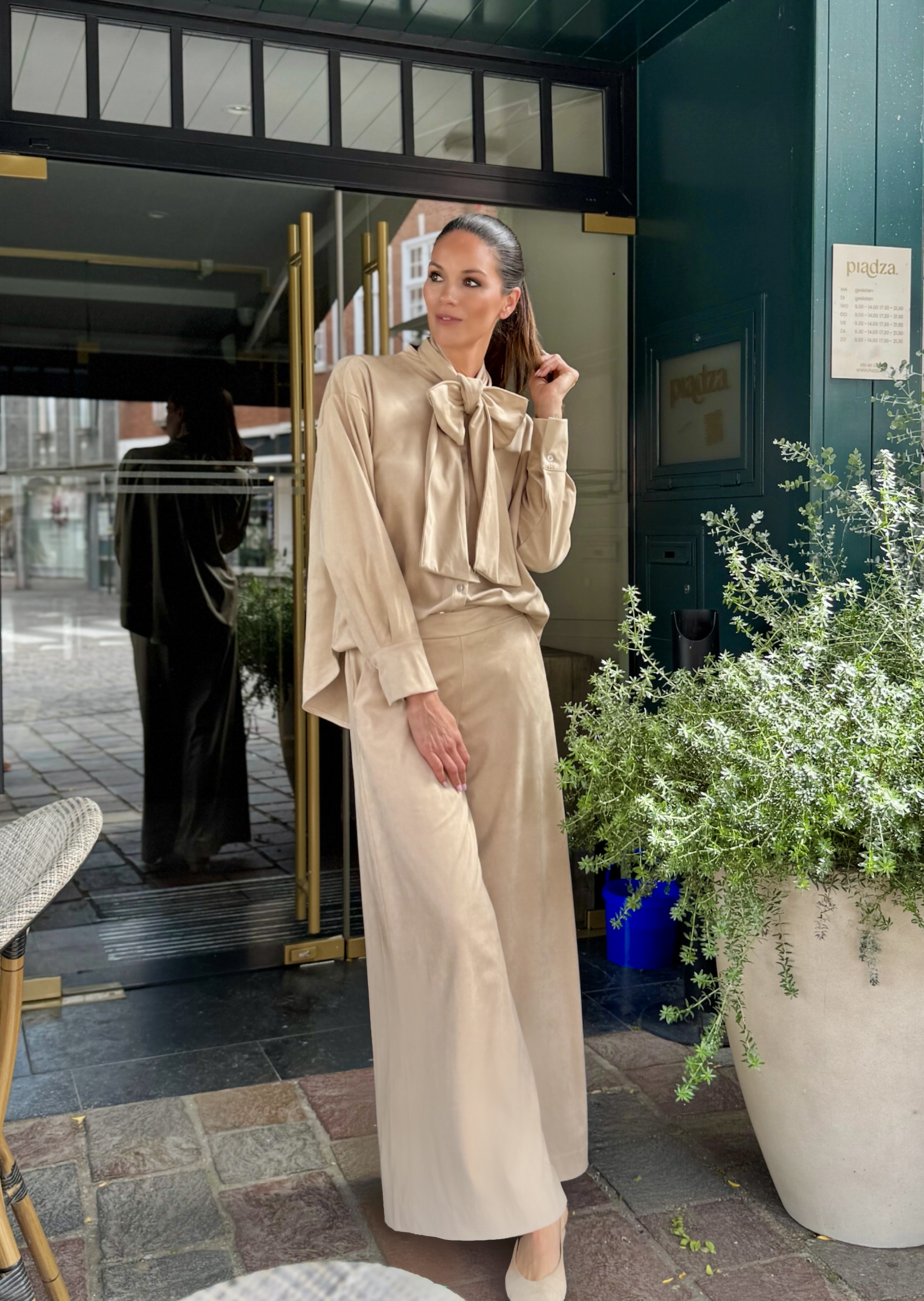 LIESE pantalone suède