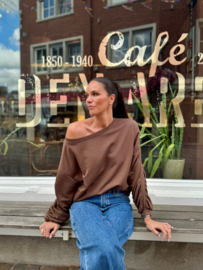 Nomad sweater bruin