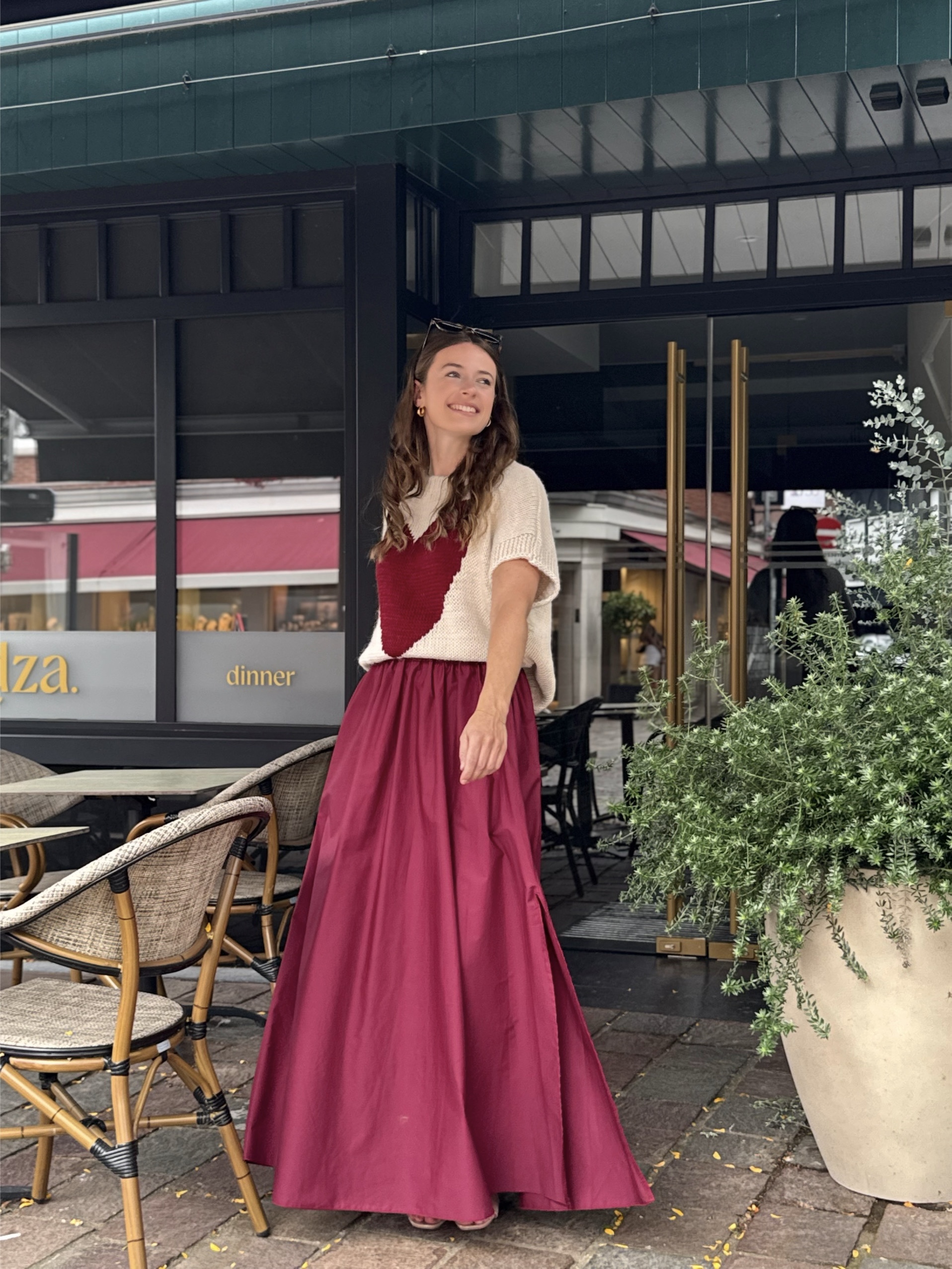 FENN skirt bordeaux