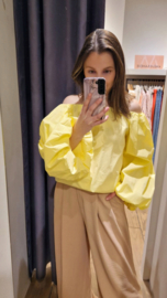 Fran off shoulder geel / uitverkocht