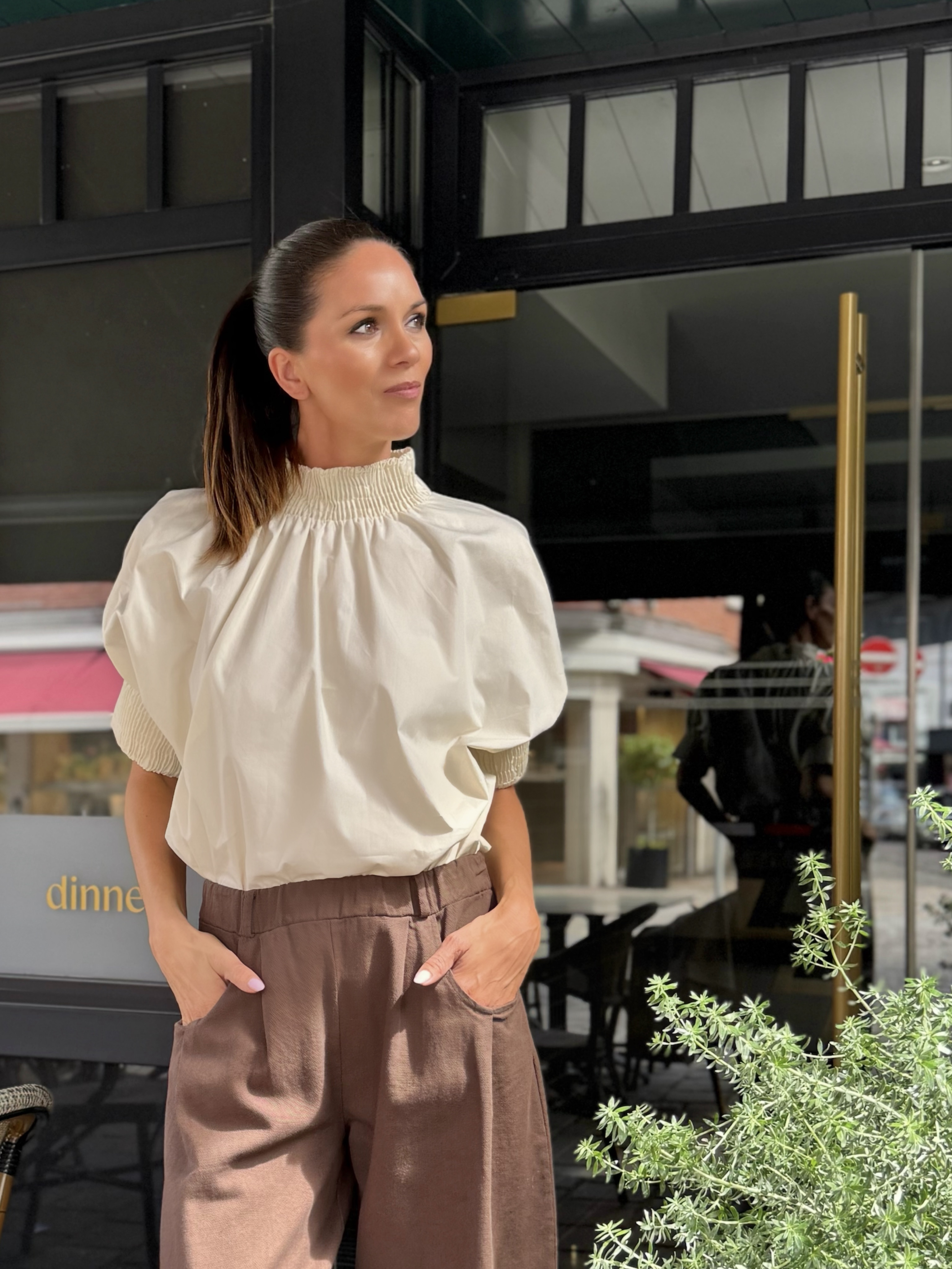 Blouse LULA cream / binnenkort terug