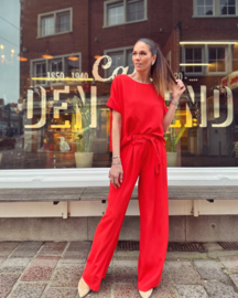 Constance trousers koraalrood