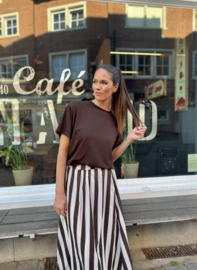 Pippa T-shirt bruin uitverkocht