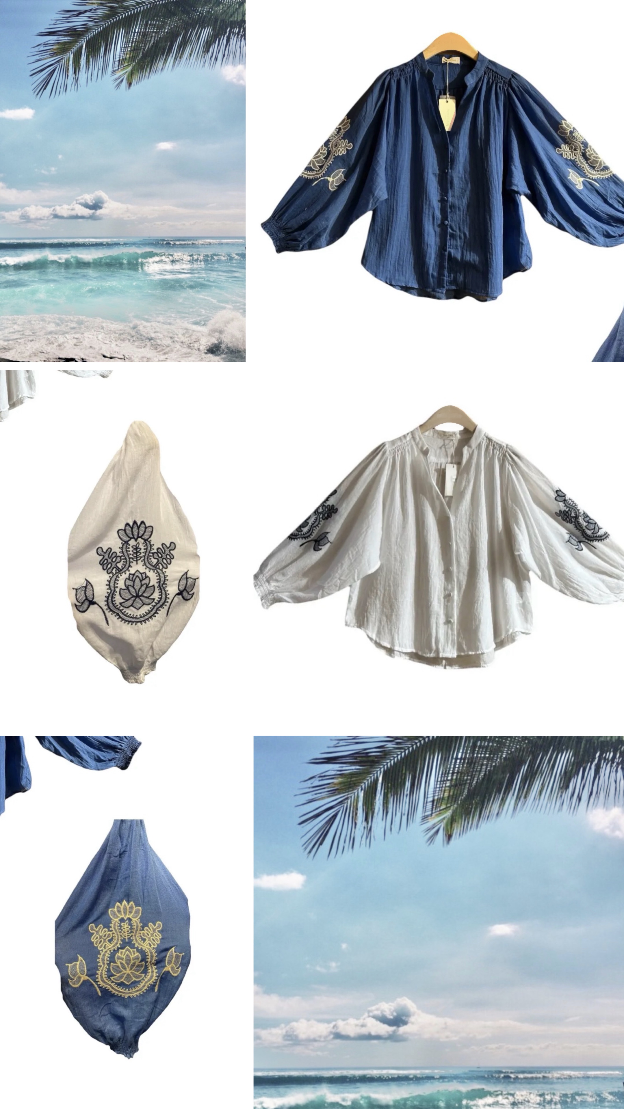 Santo Ri white blouse