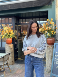 Aimée sweater black rose Antwerp / uitverkocht