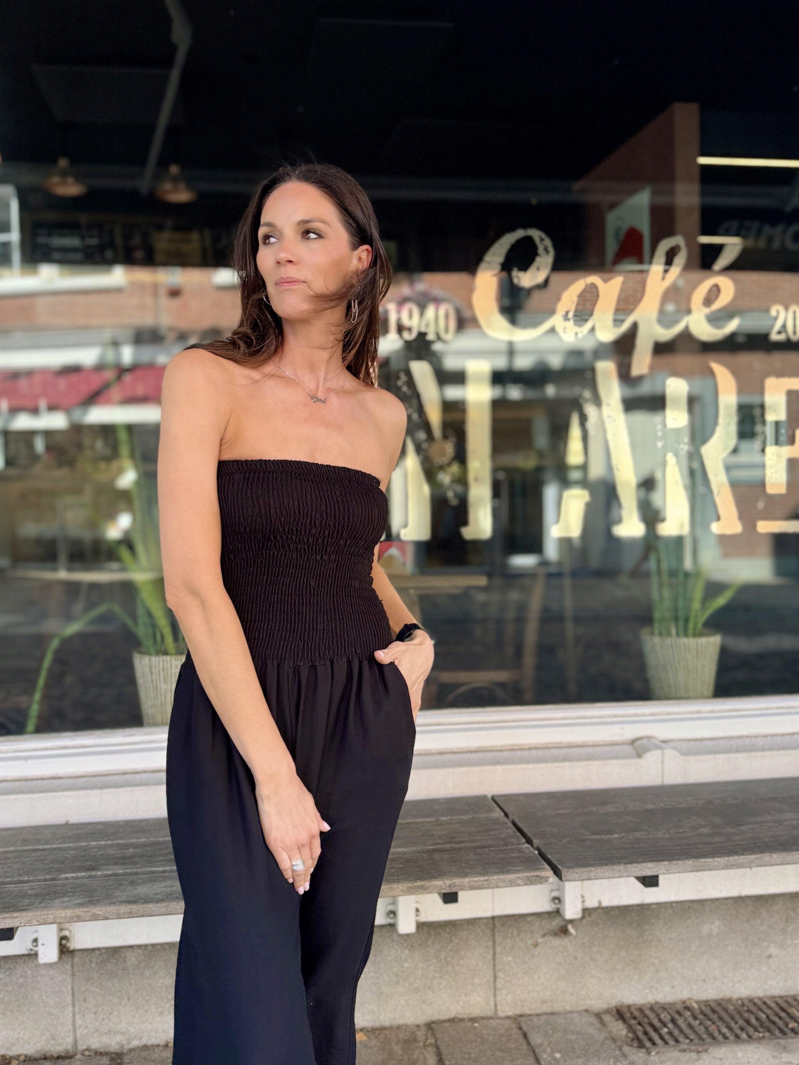 Medara zwart jumpsuit