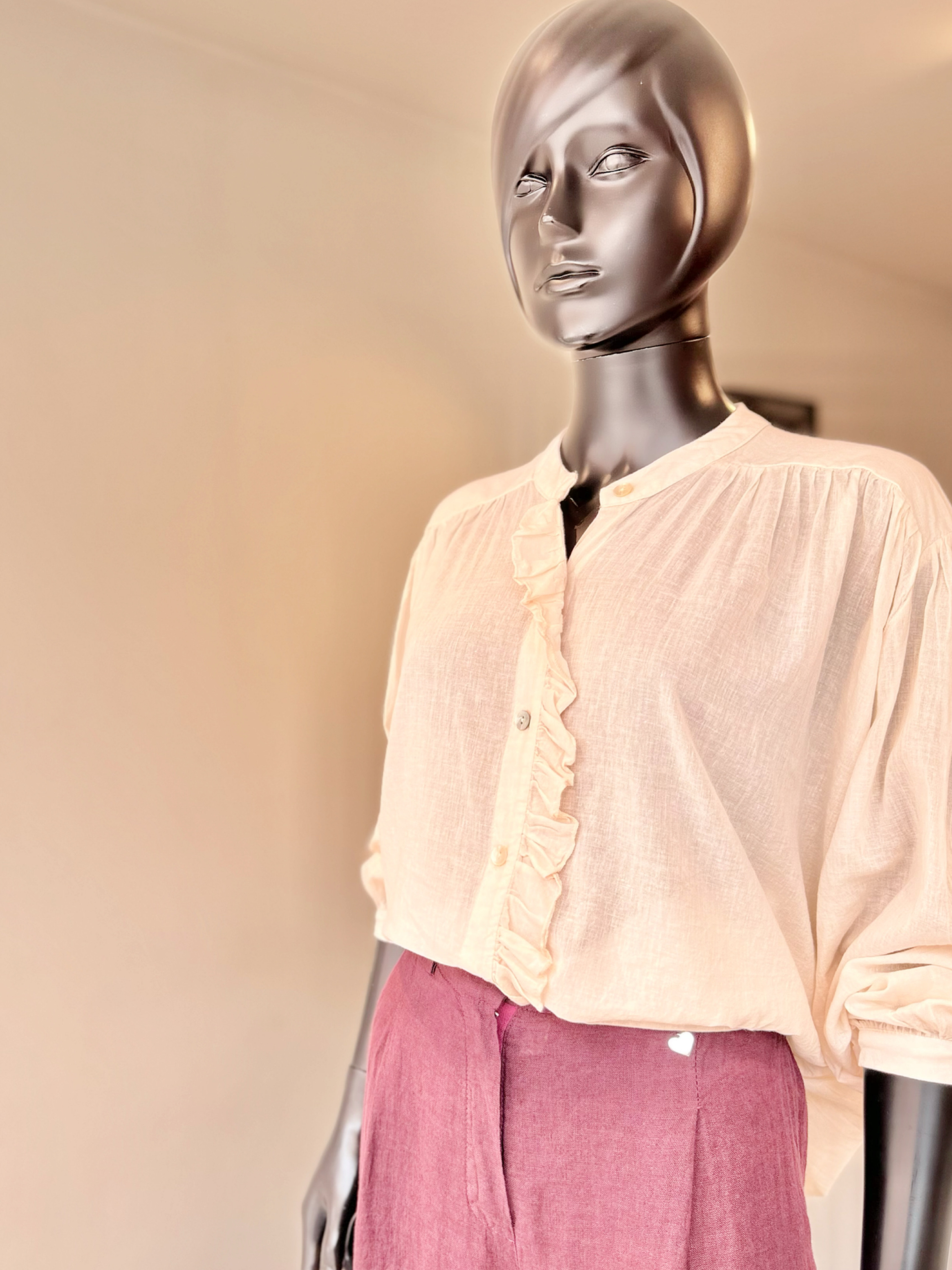 Pistola Cream blouse / uitverkocht