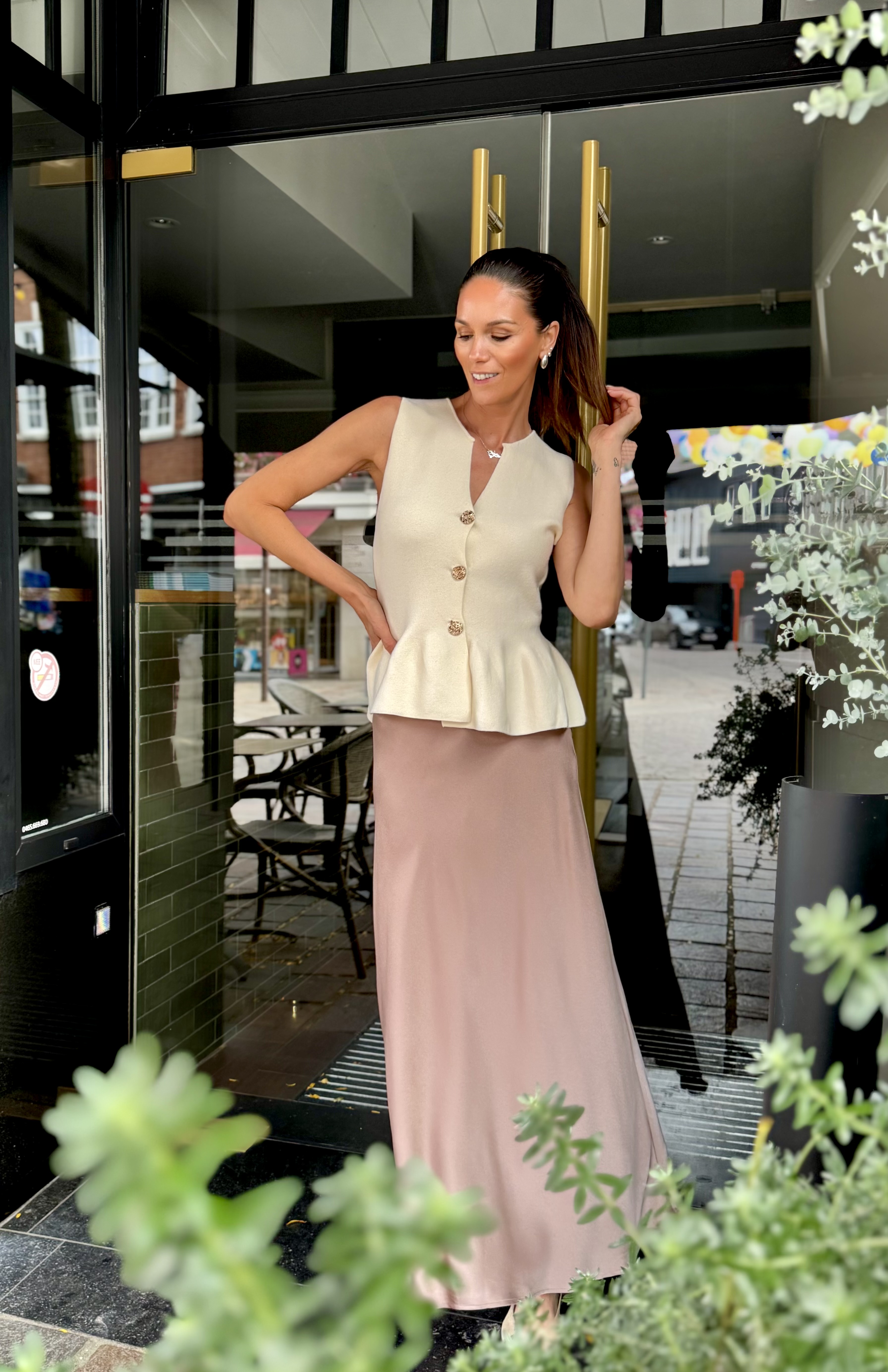 Savannah knit ecru
