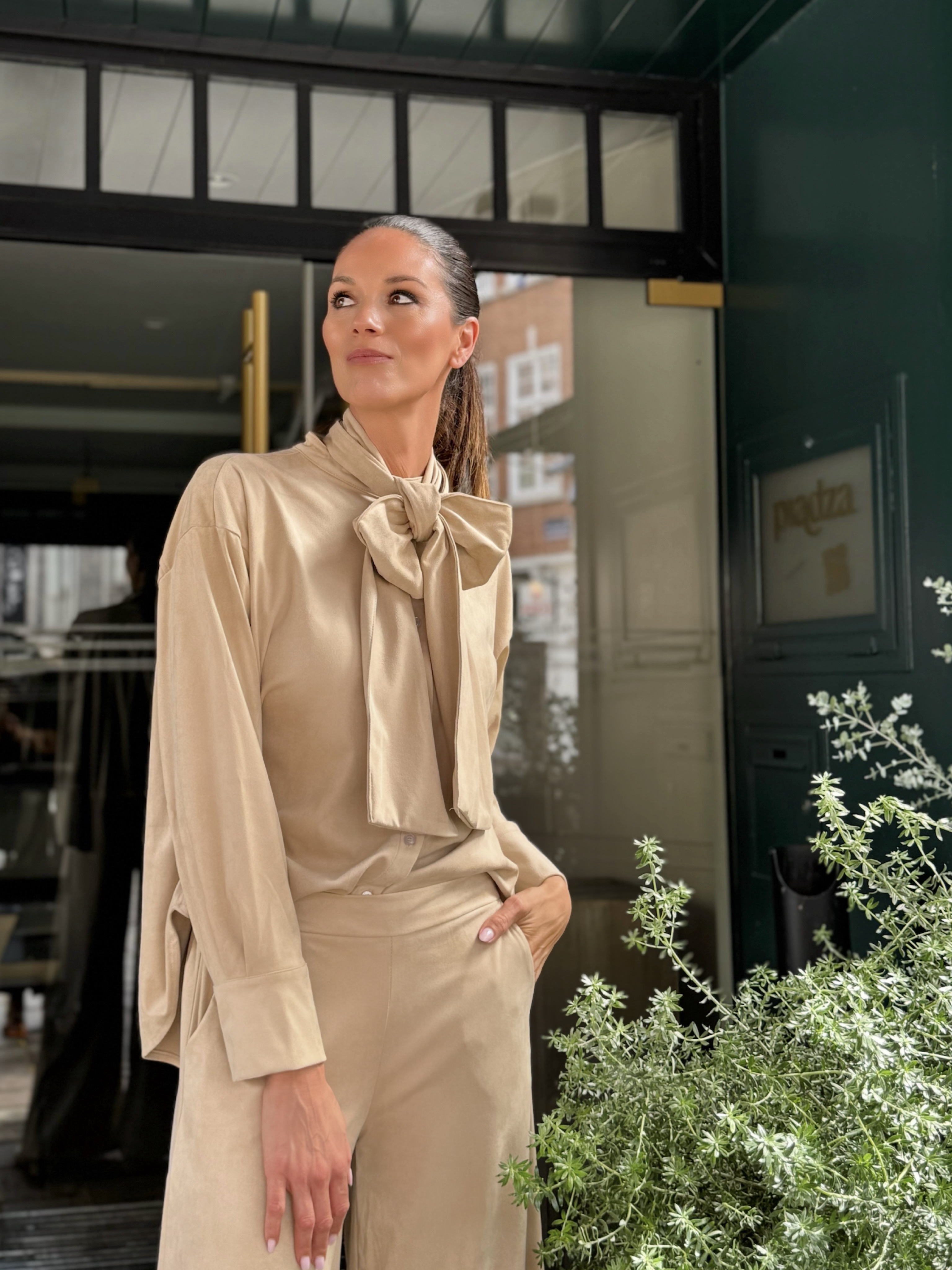 Blouse LIESE suède
