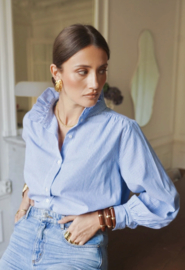 Estelle blouse blue stripes