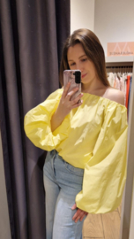 Fran off shoulder geel / uitverkocht