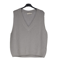 Adria sleeveless knit grijs