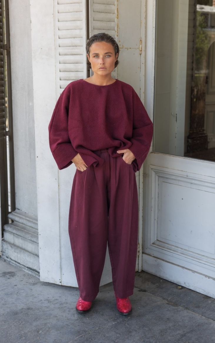 Labon pantalone bordeaux