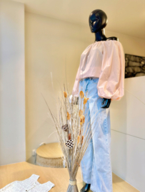 Fran off shoulder soft pink / uitverkocht