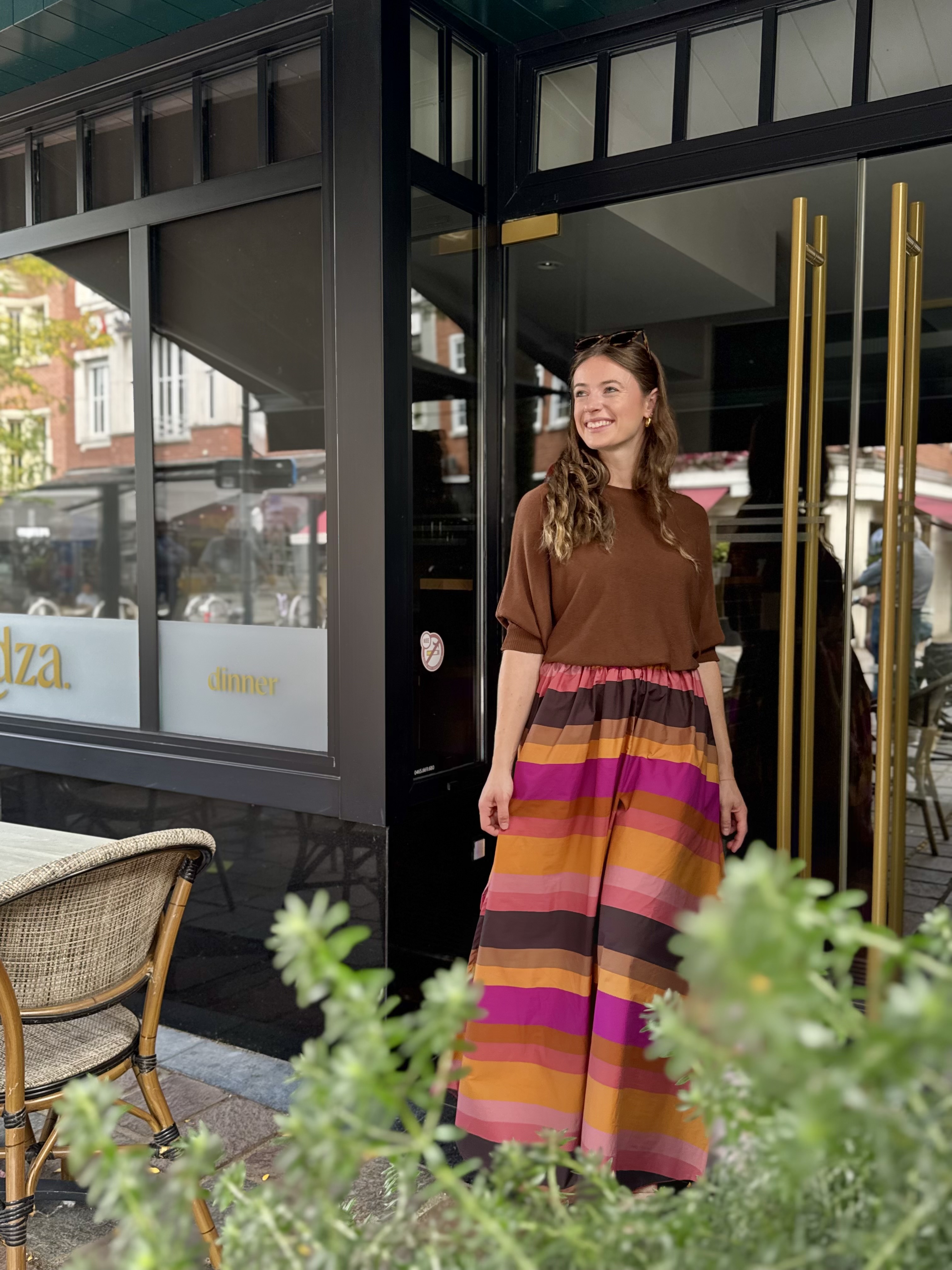 Sienna skirt terracotta