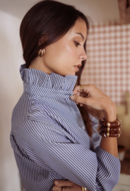 Séraphine blouse marine streep / uitverkocht