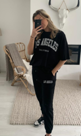 DENNY - Shirt en broek - Zwart