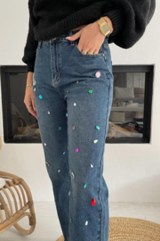 BILLY - Jeans steentjes - Blauw