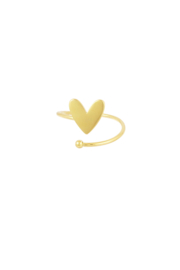 Ring LOVELY HEART - Goud - Stainless Steel