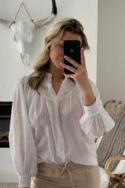 PUCK - Blouse - Wit