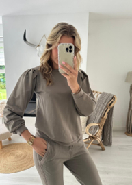 YESS -  Sweater - Taupe