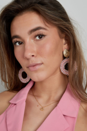 Ketting met bedel LIPS- Goud- Stainless Steel