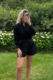 HAILEY - Blouse en broek - Zwart