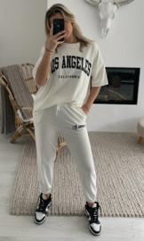 DENNY - Shirt en broek - Wit