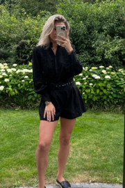 HAILEY - Blouse en broek - Zwart