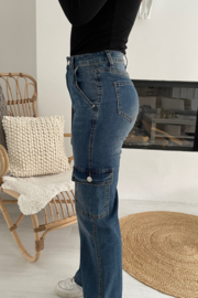 BOBBIE - Jeans- Blauw