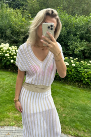 AYLA -  top en rok - Goud/Wit