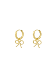 Oorbellen STRIK bedel - Goud - Stainless Steel