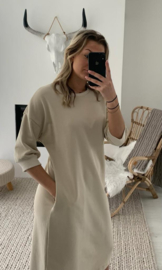 BELLE - Jurk - Beige