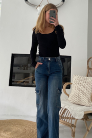 BOBBIE - Jeans- Blauw