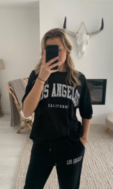 DENNY - Shirt en broek - Zwart
