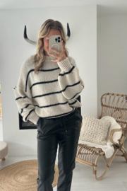 ANAIS - Broek - Zwart skye